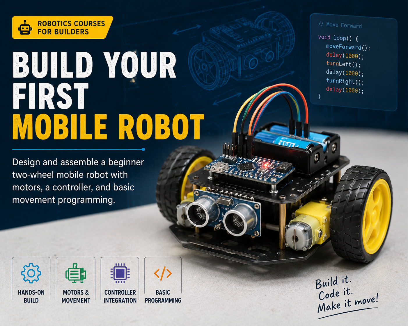 Build Your First Mobile Robot